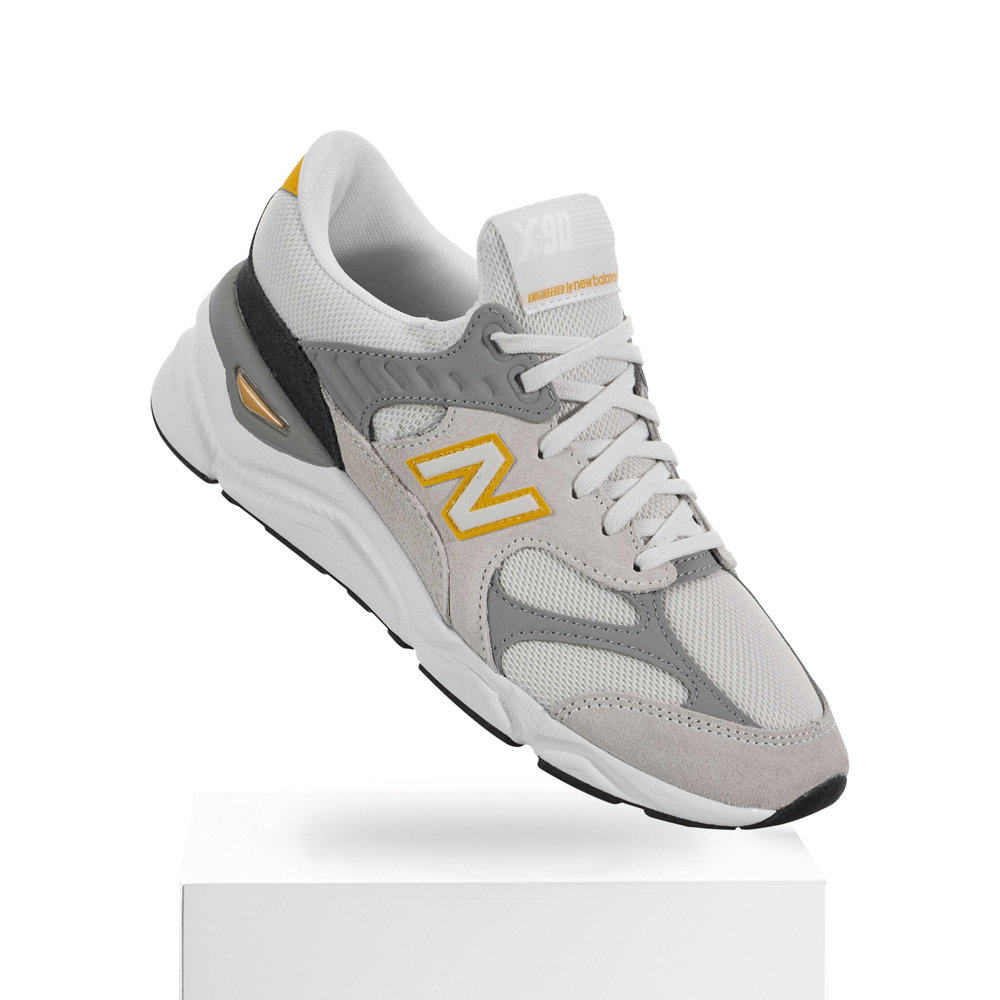 美国直邮newbalance新百伦x90系列女子浅灰灰色运动休闲鞋