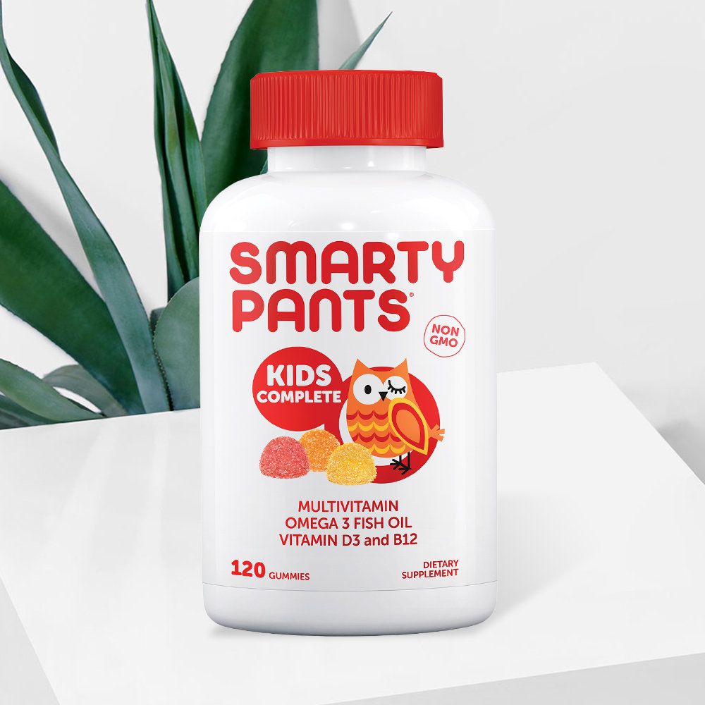 美国直邮 smartypants 儿童复合综合维生素软糖120粒