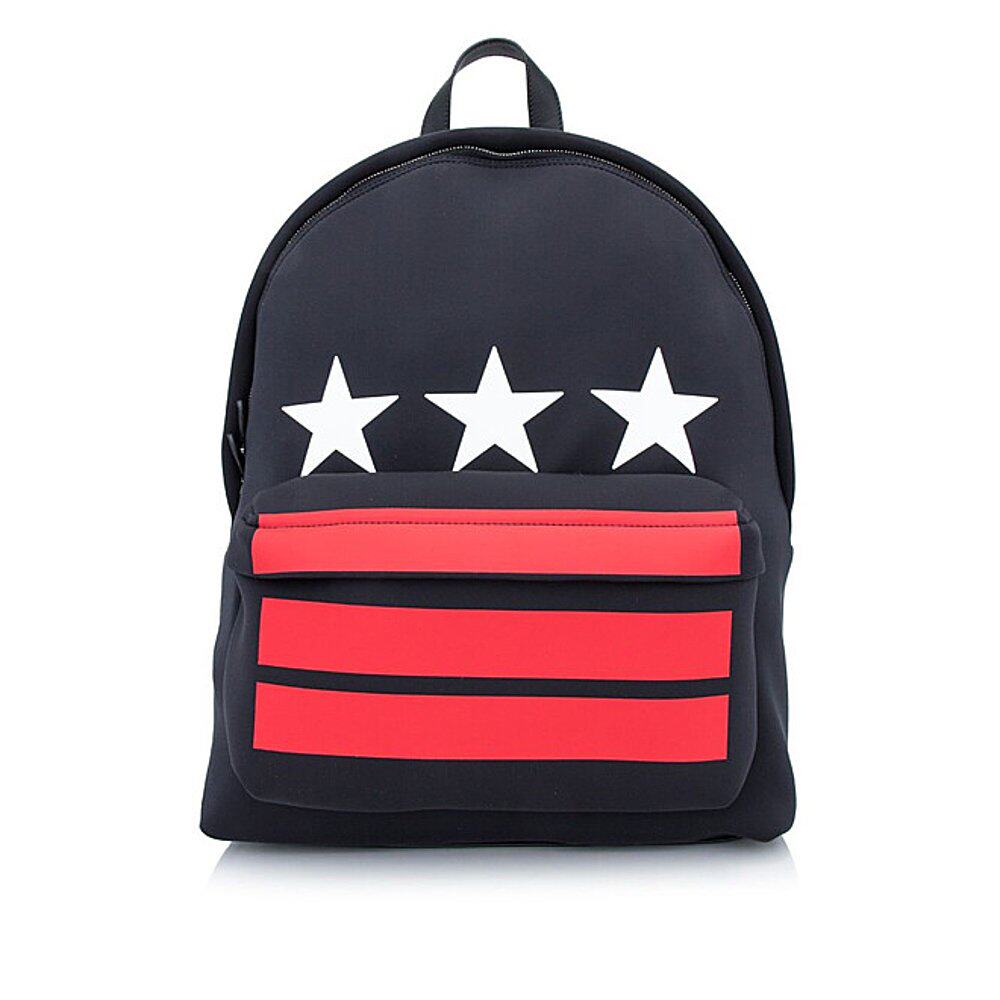 香港直发givenchy男士黑色条纹双肩包bj05763177双肩背包