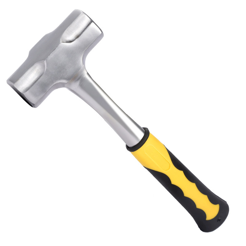 八角榔头大号重型实心连体234磅二锤手锤铁锤石工锤