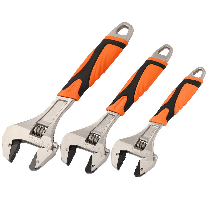 自紧万能活扳手快速棘轮活动扳手多功能德国式活口板子开口管钳