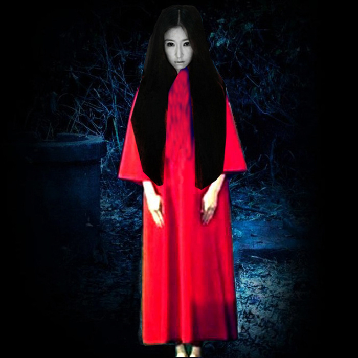 万圣吓人恐怖鬼屋npc密室逃脱电影笔仙红衣服饰