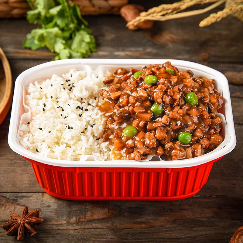 米饭乱劈香菇卤肉饭自热米260g懒人即食方便自热米饭