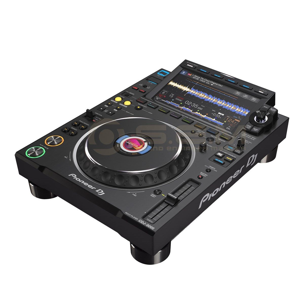 碟机pioneer先锋cdj-3000数码dj盘打9寸触摸触摸屏打碟机