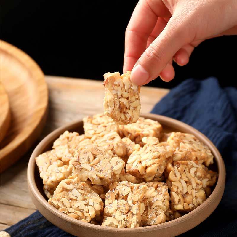 > 佰味葫芦手工花生酥花生糖原味散装小零食网红特产老式酥糖