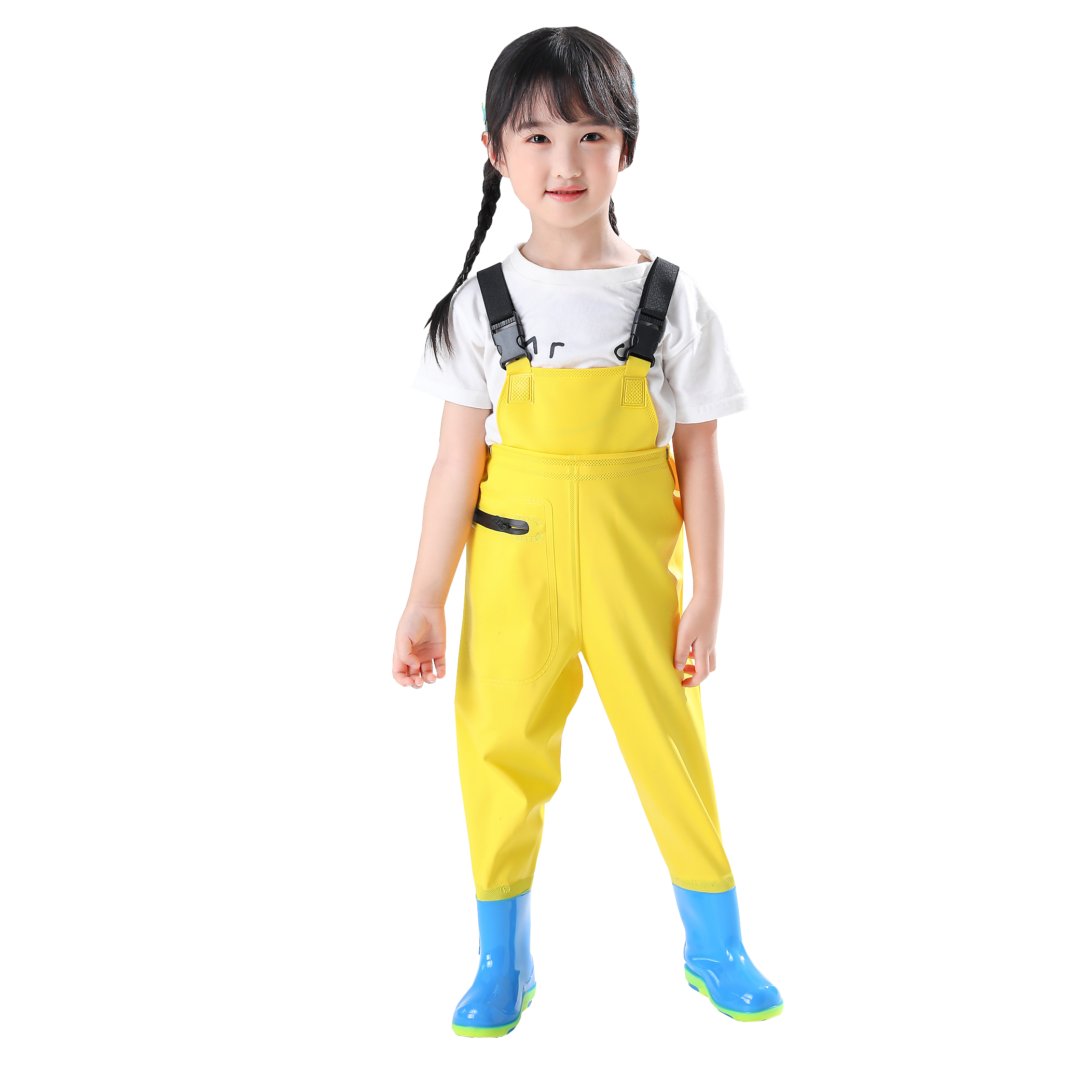 儿童玩水连体连体衣衣服幼儿园赶海沙滩下水防水钓鱼服