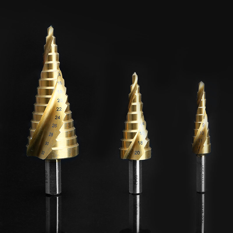 开孔多功能宝塔钻型扩孔阶梯锥形钻头多用途专用扩孔钻