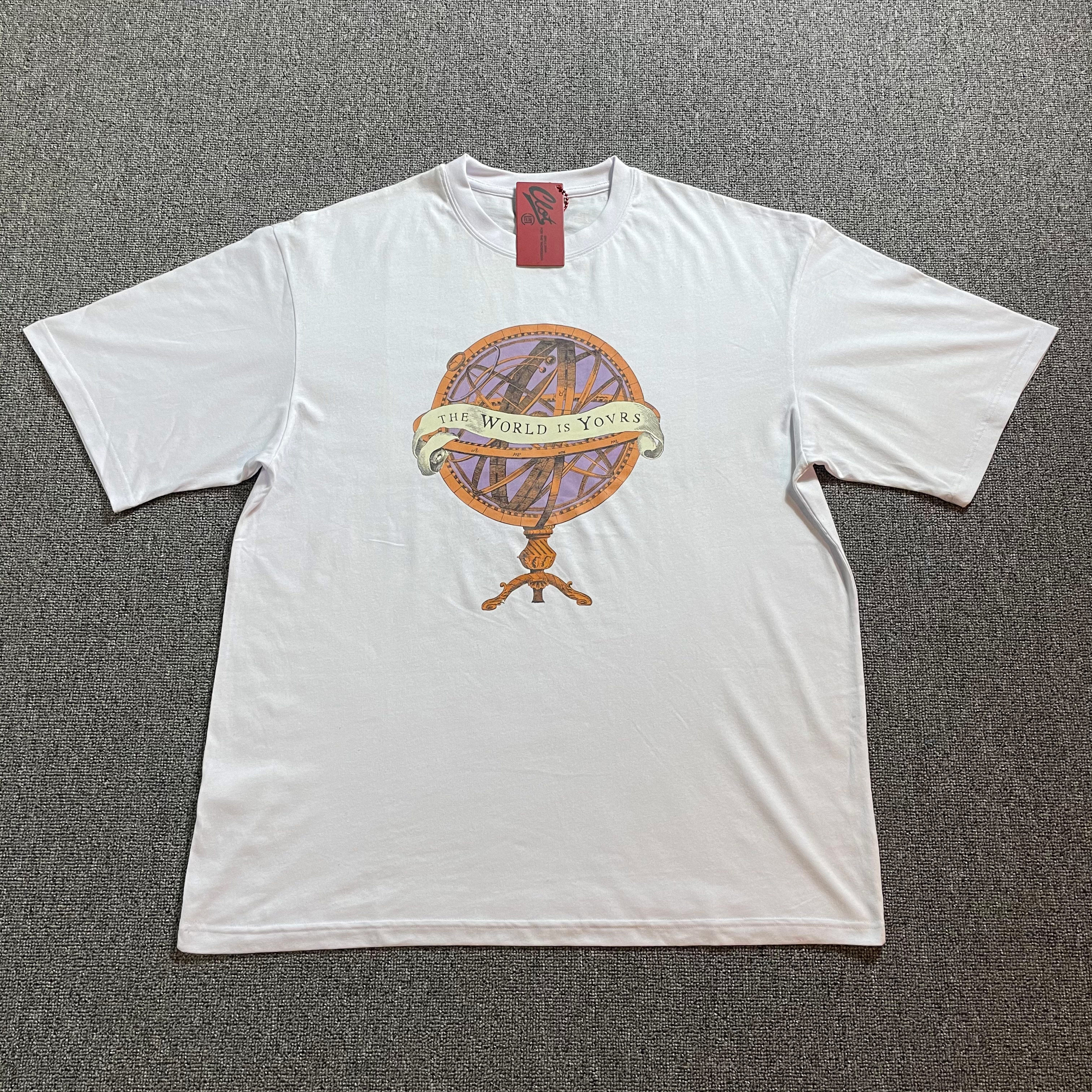 clotallgone联名圣经天使地球仪印花陈冠希同款t恤