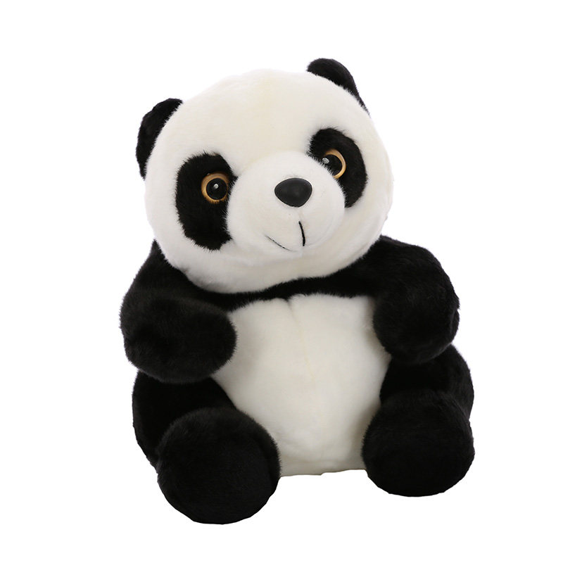 熊猫公仔动物园仿真大熊猫毛绒玩具国宝布娃娃儿童睡觉毛绒布艺类玩具