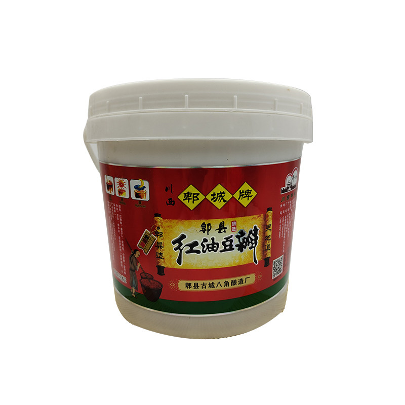 豆瓣川西郫城6kg桶装四川红油正宗特产香辣豆瓣酱