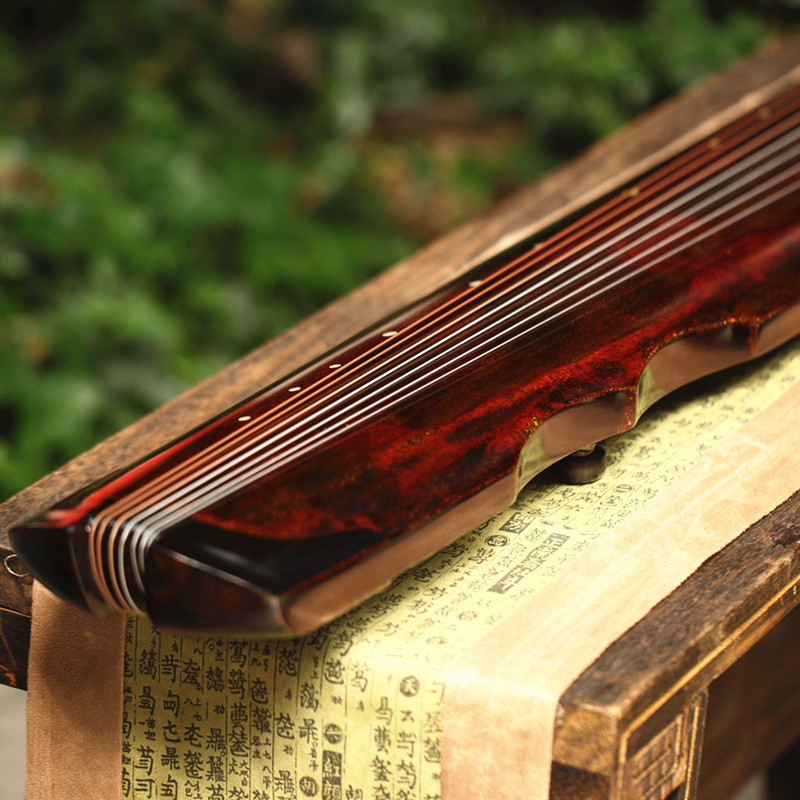 古琴老杉木纯手工伏羲仲尼专业演奏级纯生漆古琴
