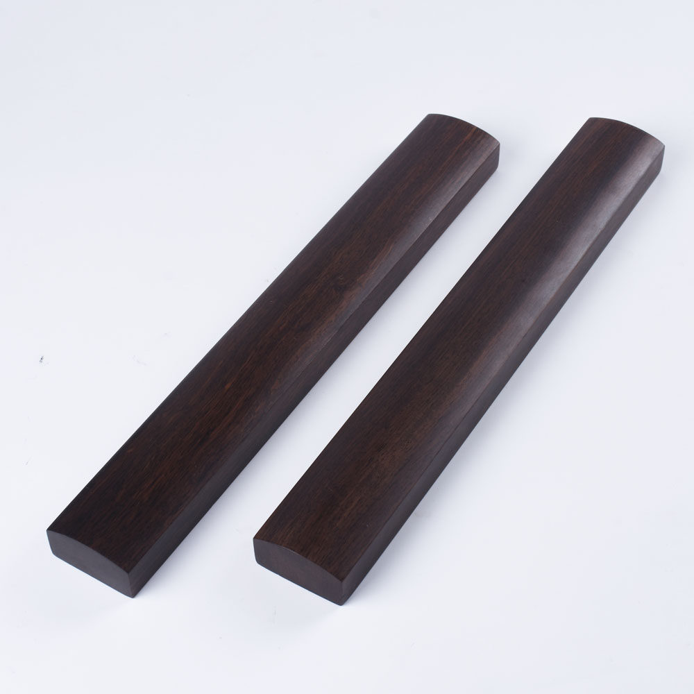 大号实木镇尺30cm光板雕刻大中小号文镇黑梓木毛笔书法镇纸学生文房