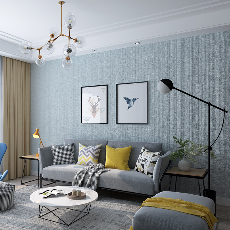 日式麻布布纹防水墙纸客厅卧室书房电视背景墙pvc墙纸