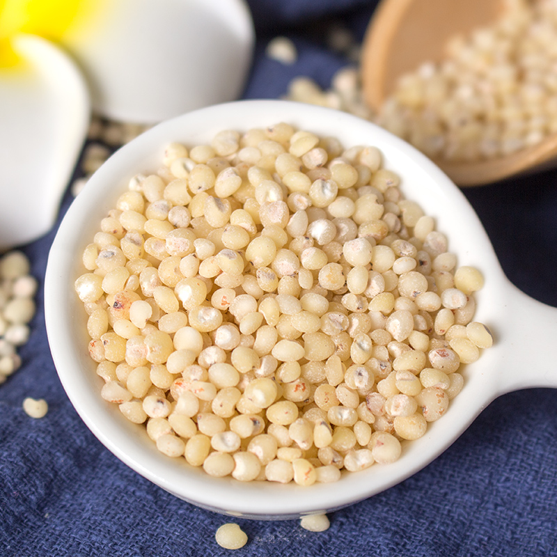 高粱米500g去皮五谷杂粮粗粮原料东北特产可食用2斤薏米