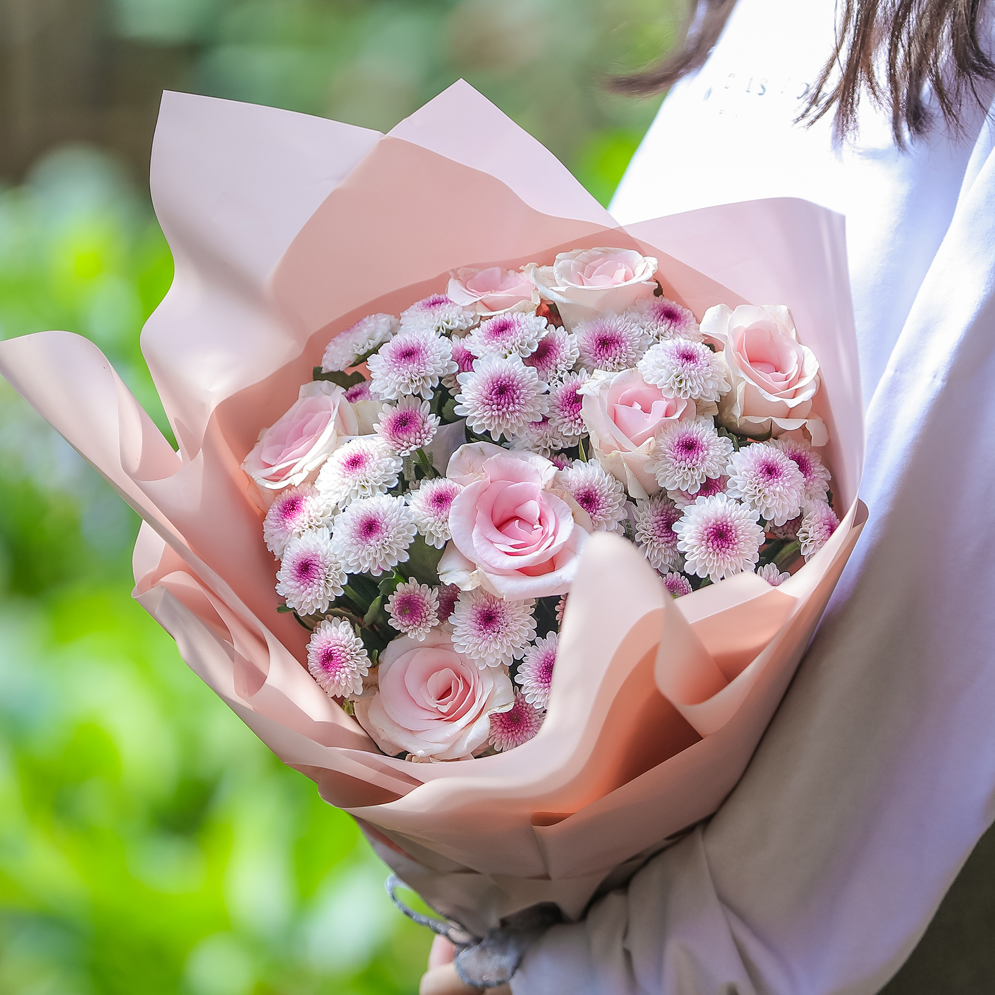 玫瑰花束乐作情人节玫瑰花鲜花云南直发混搭包装鲜花速递同城