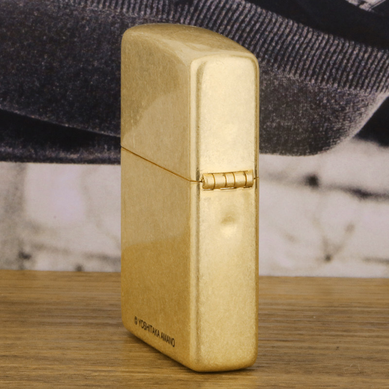 芝宝正品zippo煤油火石防风打火机天野喜孝插画zippo