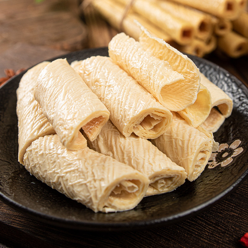 豆笋安徽特产豆腐棍纯手工农家自制干货豆杆豆腐皮