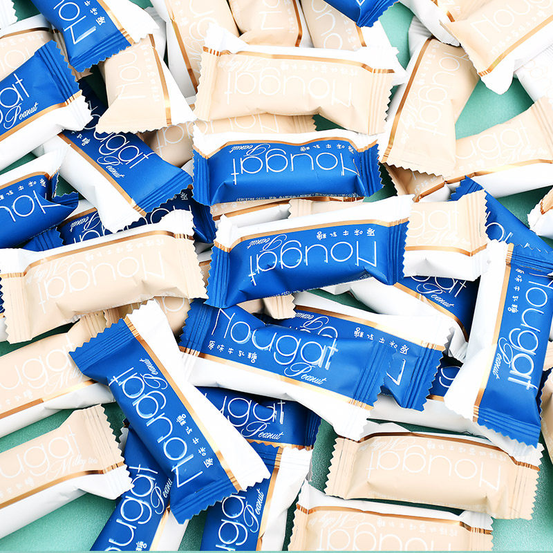 龙客珍珠奶茶味花生牛轧糖200g