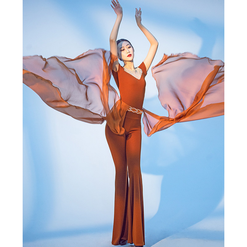 舞姿翼形体训练服装女腰腰带高端导师2021新款现代舞服装