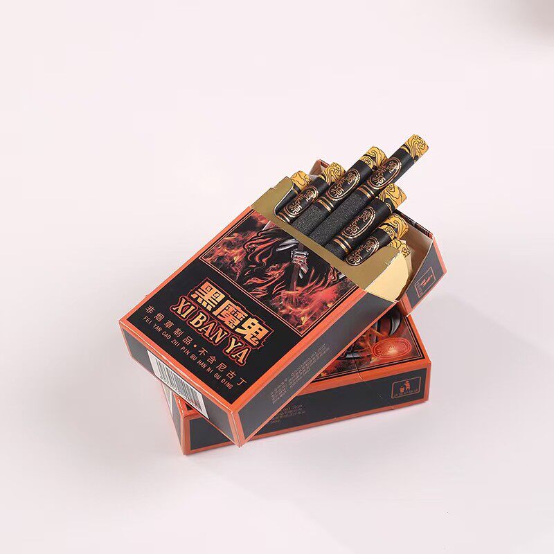 云焰正品黑魔鬼巧克力奶香味香烟男女士粗支雪茄烟非烟草薄荷水果