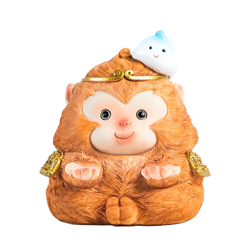 创意办公桌装饰摆件孙悟空笔架个性可爱电脑桌摆设摆件