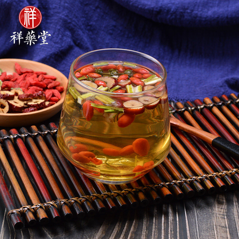 益母草红枣枸杞花茶中药材气血调理月经不调姨妈量少益母草