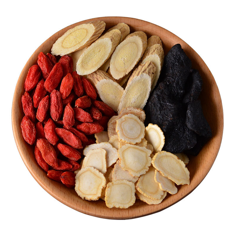 黄精药材西洋参黄芪枸杞五宝茶男女性泡茶九华山非野生质肉头黄精