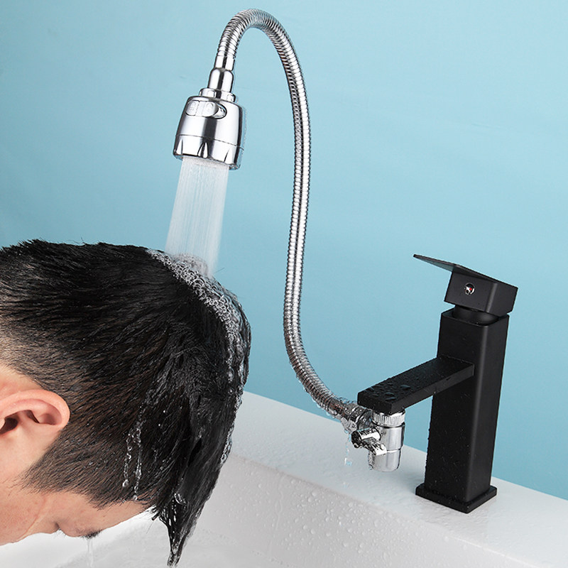 水龙头卫生间洗头可洗花洒小花接口外接万能延伸厨房龙头