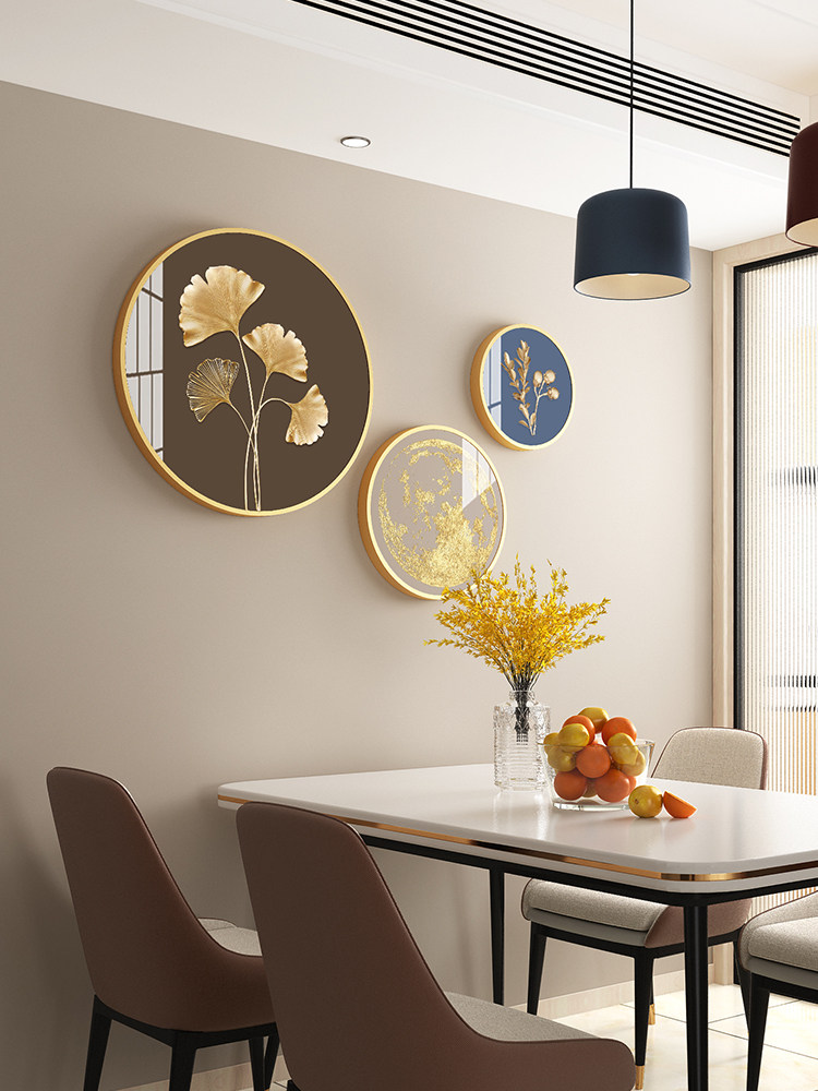 轻奢餐厅装饰画现代简约饭厅墙面装饰现代装饰画