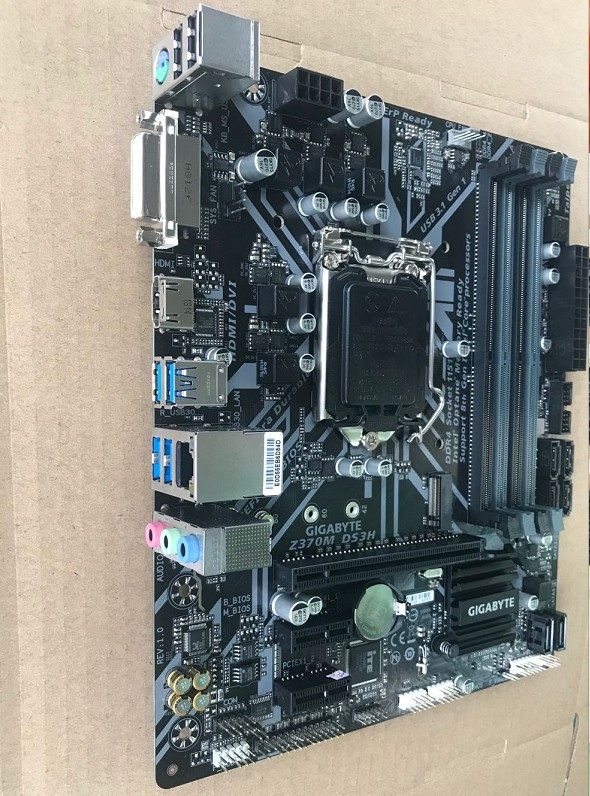 gigabyte技嘉z370mds3h台式机1151主板支持9代cpu主板