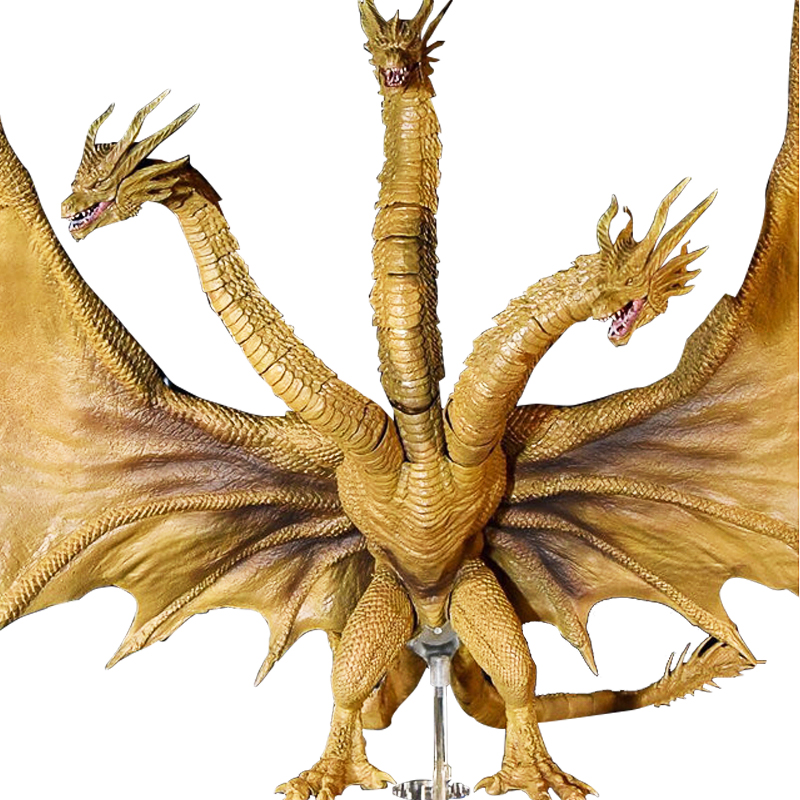 shm哥斯拉怪兽之王王者基多多拉三头2代可动手办