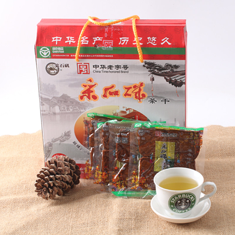 采石矶茶干豆豆腐干珍品礼盒800克中华老字号安徽豆腐干