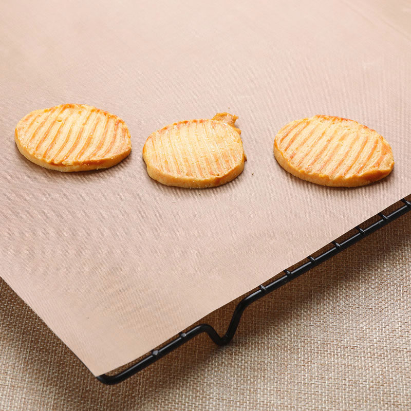 加厚高温布烘焙不沾布烤盘布垫烤箱用可以反复使用油布烘焙 家用