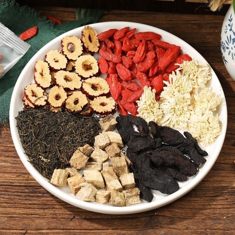 南京同仁堂益甘杜仲雄花葛根黄精茶养肝护肝清肝养生茶