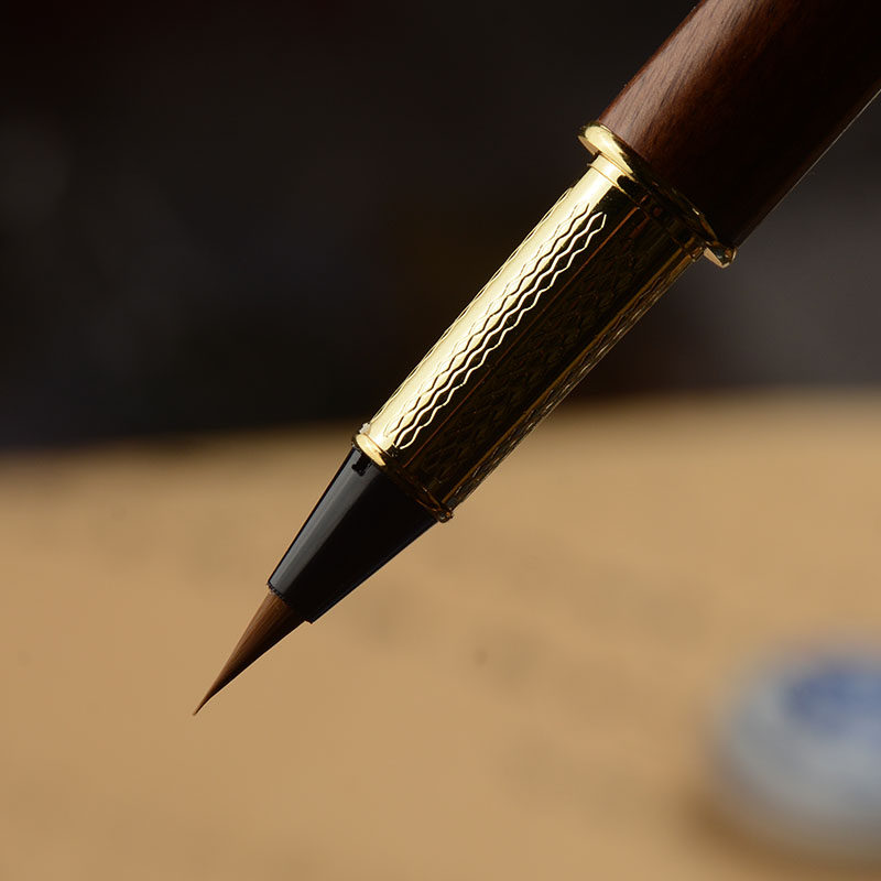 钢笔毛笔酸枝便携式灵飞笔抄书法成人初学者秀丽毛笔