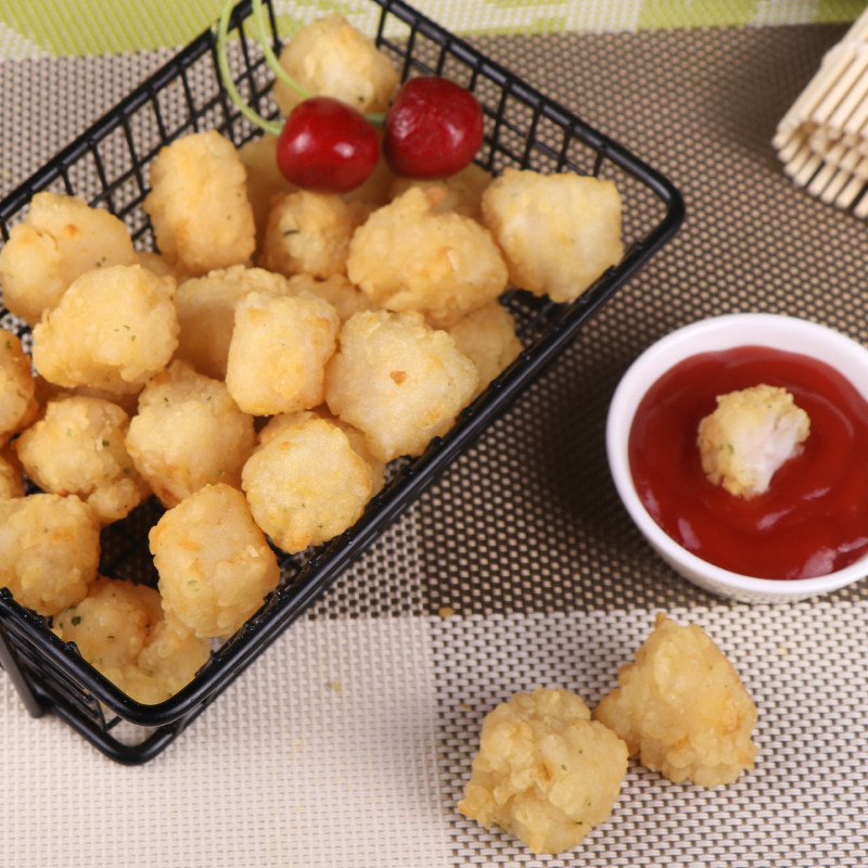 鱼块冠诺脆汁800g吮指冷冻裹粉鱼米花巴沙鱼鱼丸