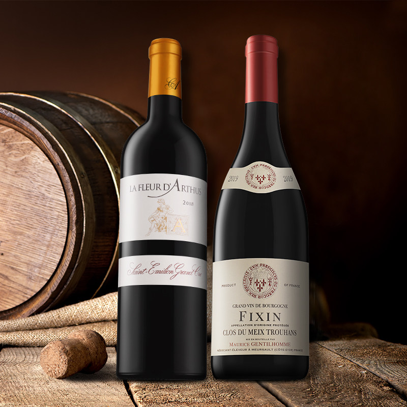 法国原瓶原装进口红葡萄酒波尔多红酒勃艮干红正品送人干红静态葡萄酒