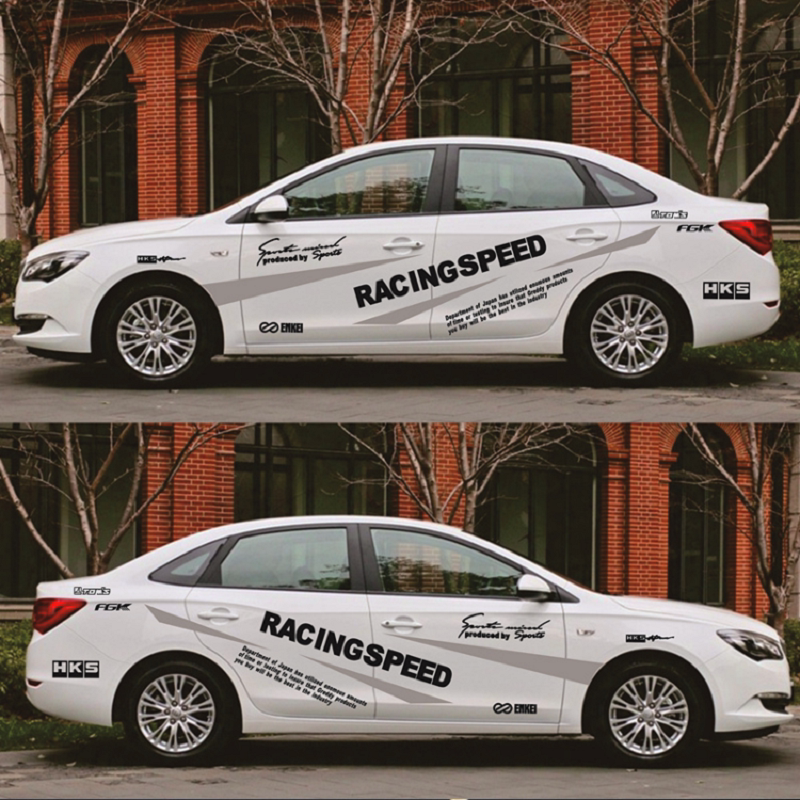 贴纸包邮汽车贴花改装改装车车身拉花个性腰线汽车装饰贴