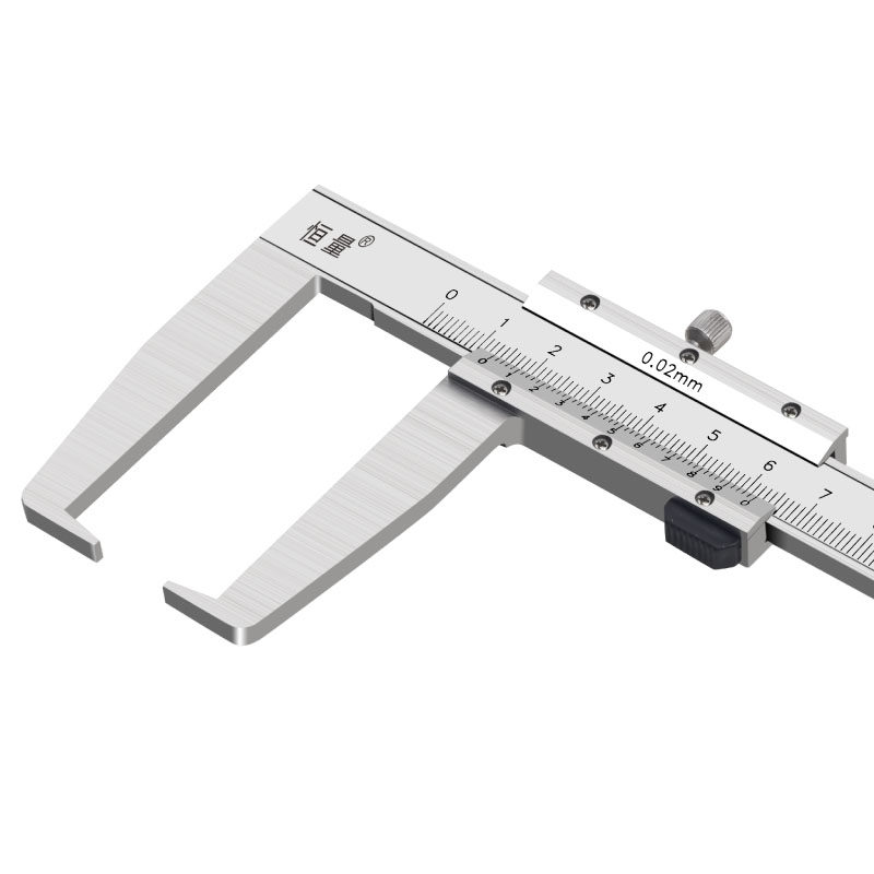 恒量沟槽凹槽游标卡尺0150mm平头尖头环形卡尺卡槽游标卡尺