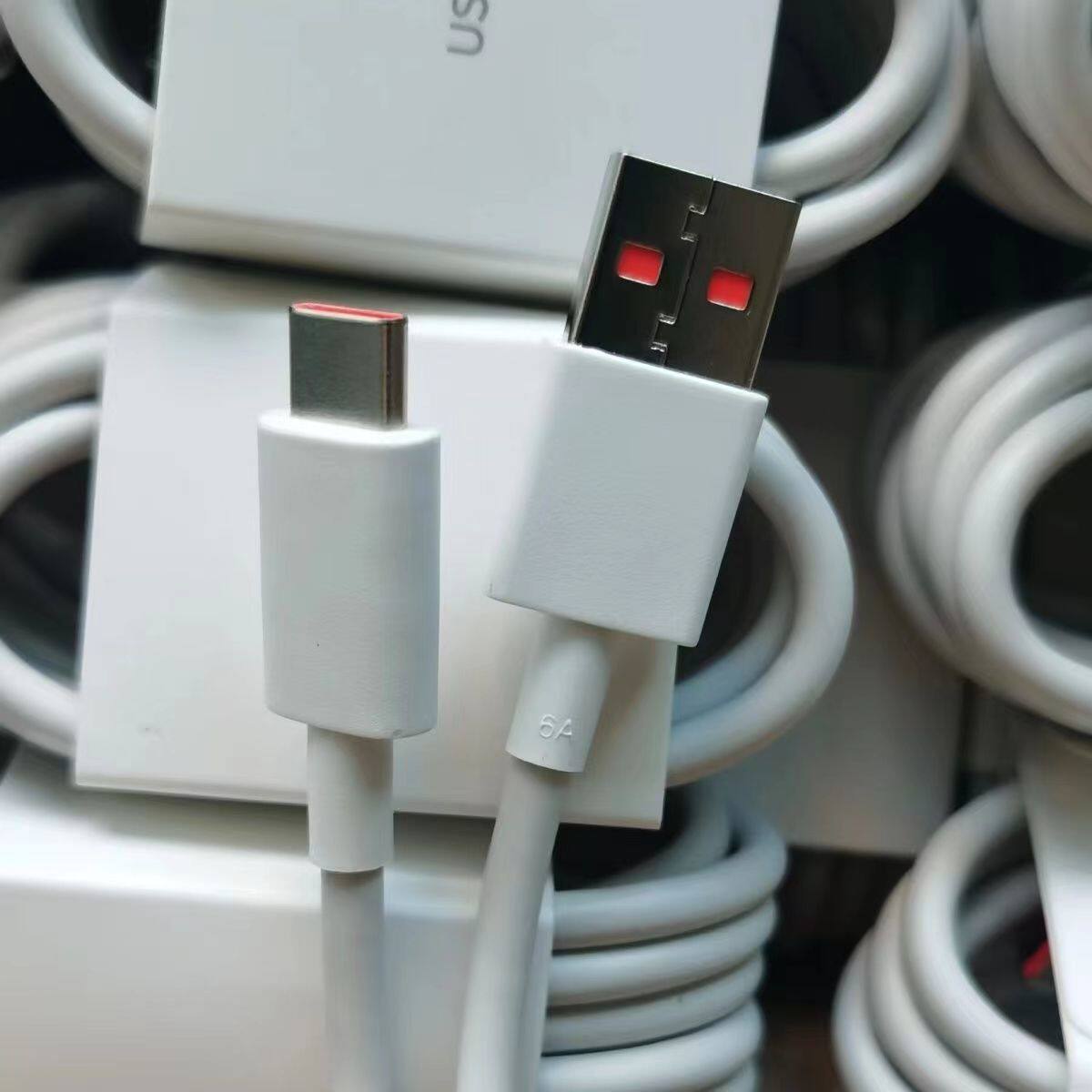 小米原装6a数据线充电电线支持55w67w120wtypec接口显示数据线