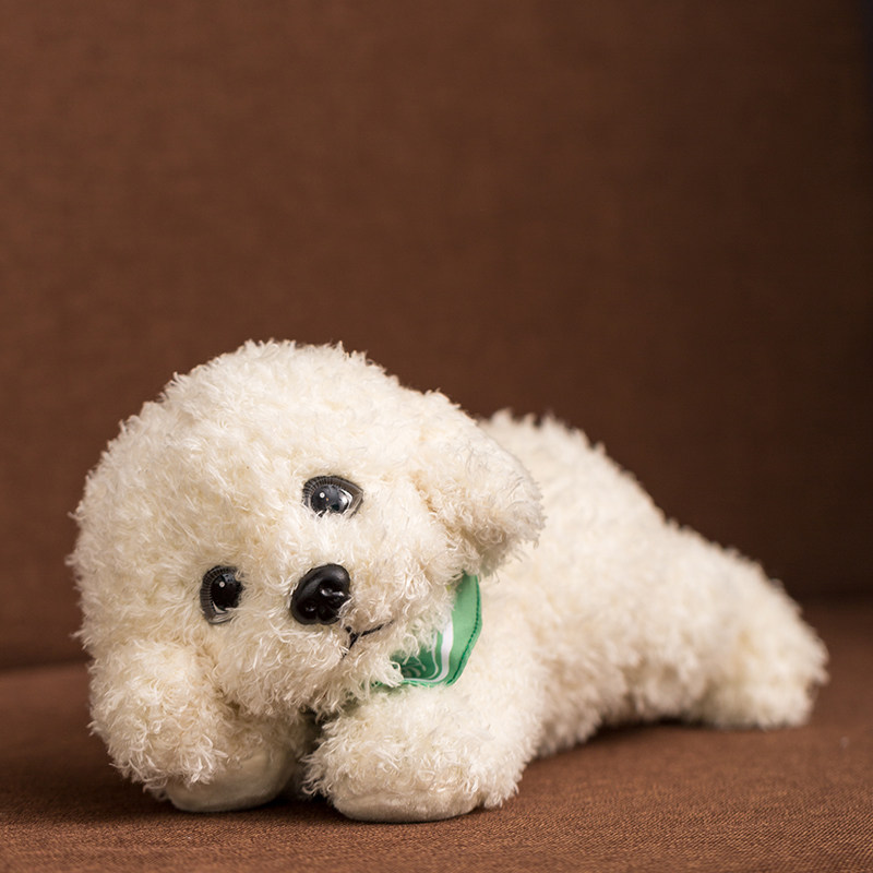 可爱狗狗玩偶仿真泰迪狗毛绒玩具小狗娃娃贵宾玩具毛绒布艺类玩具