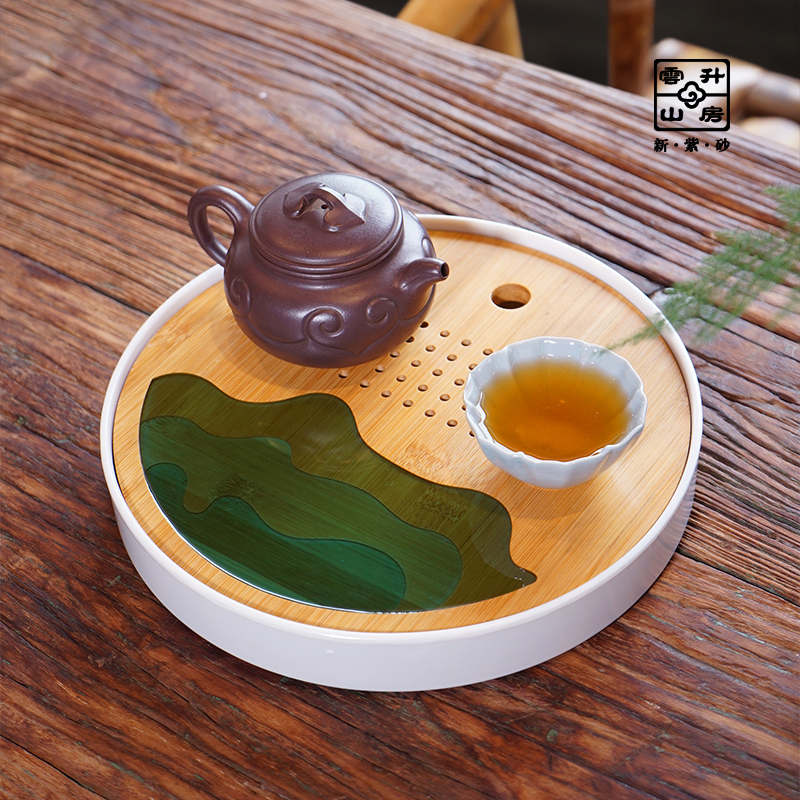 山房功夫茶具托盘日式简约家用小型茶盘