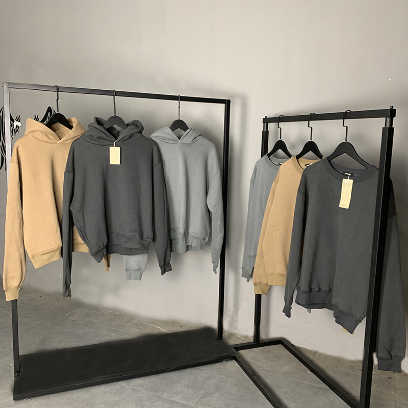 WOOS VLONE YEEZY SEASON6 KANYE卫衣高街做旧帽衫加绒休闲外套潮