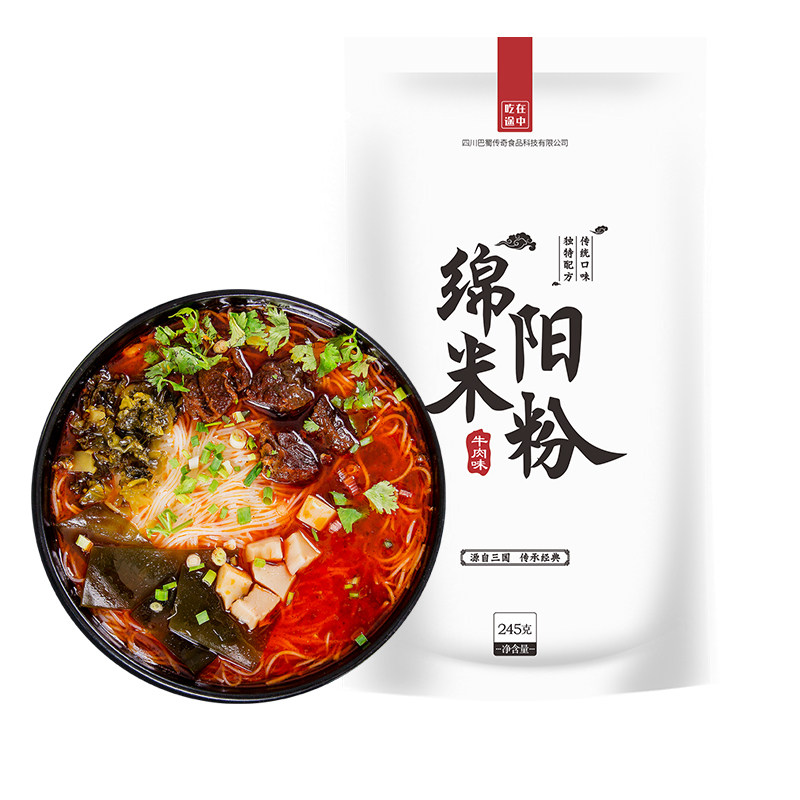 绵阳开元牛肉米粉粉可泡食米线方便四川特产螺蛳粉