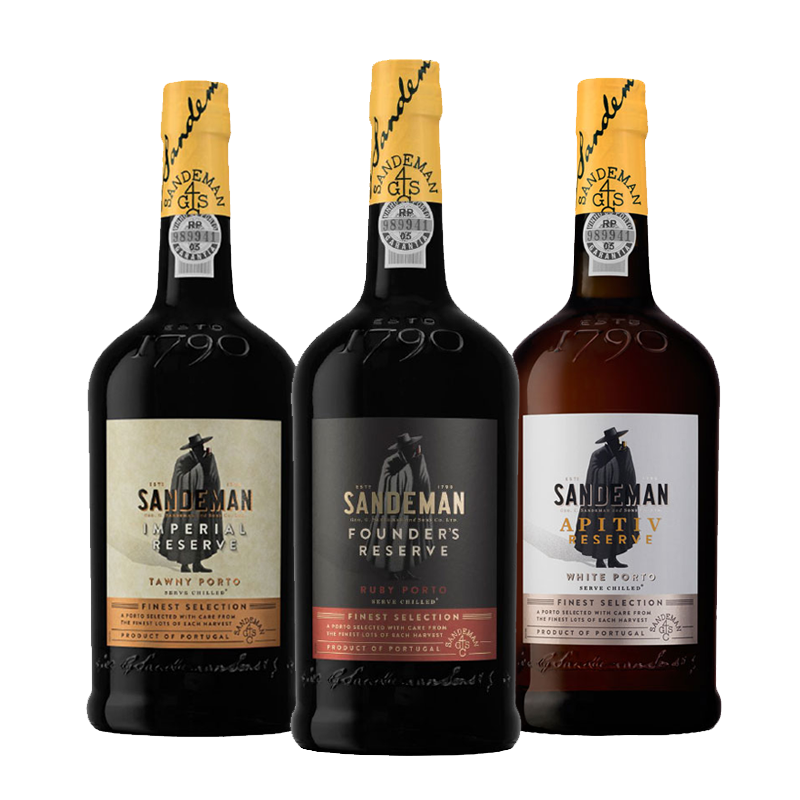 经典山地文波特酒全家福珍藏波特红白茶组合套装6瓶装