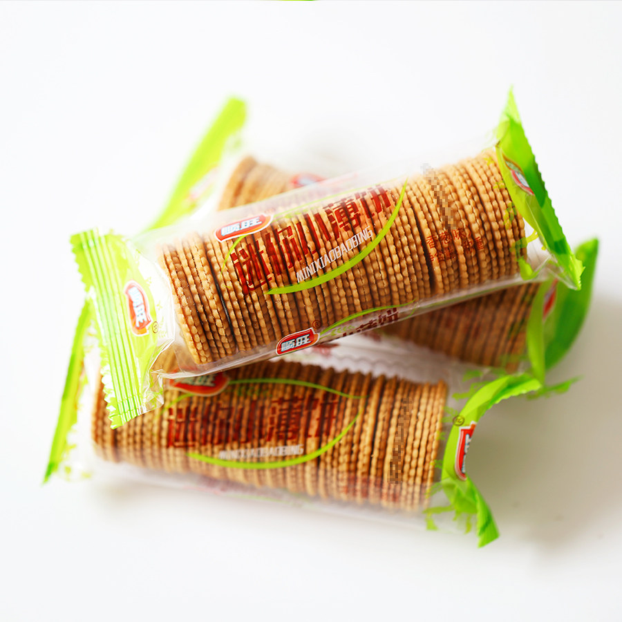 顺旺迷你薄饼薄脆超薄饼干香葱老式怀旧小圆薄脆饼干