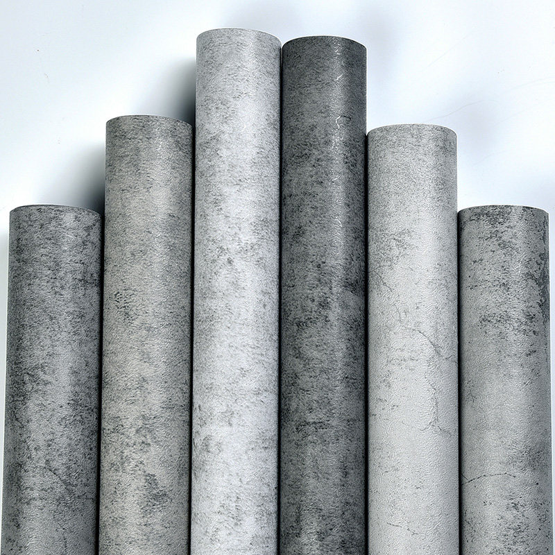 水泥泥灰墙纸自粘10米防水贴纸背景墙壁纸复古工业墙贴