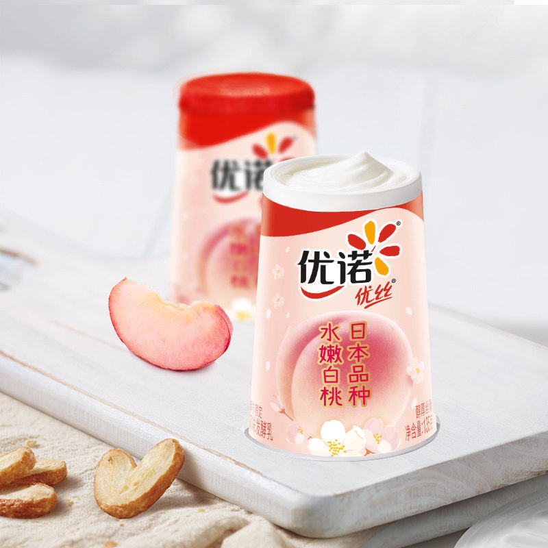 【李佳琦推荐】yoplait优诺优丝白桃酸奶优质蛋白4.0酸奶15杯装