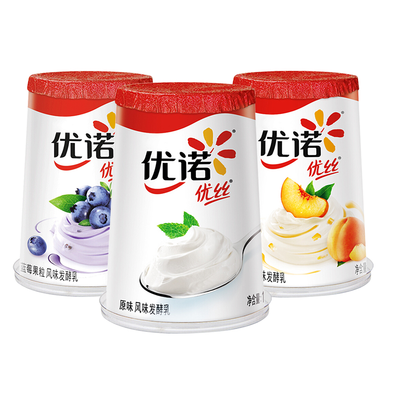 yoplait优诺法式酸奶低温生*15杯