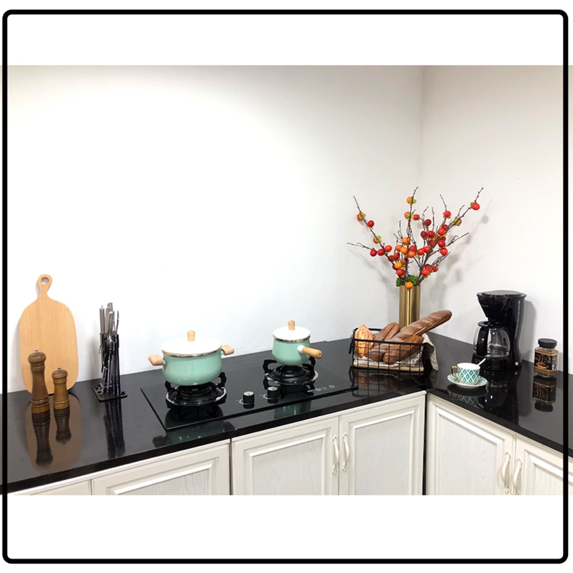 北欧样板展厅橱房橱柜摆件家居饰品陈列道具砧板摆件